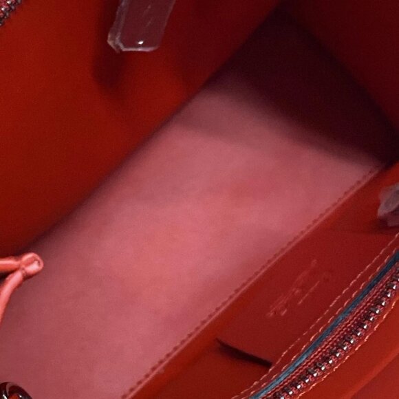 CHRISTIAN LOUBOUTIN Paloma S Mini - Red Leather Suede Handbag 616-042325 - Picture 13 of 15